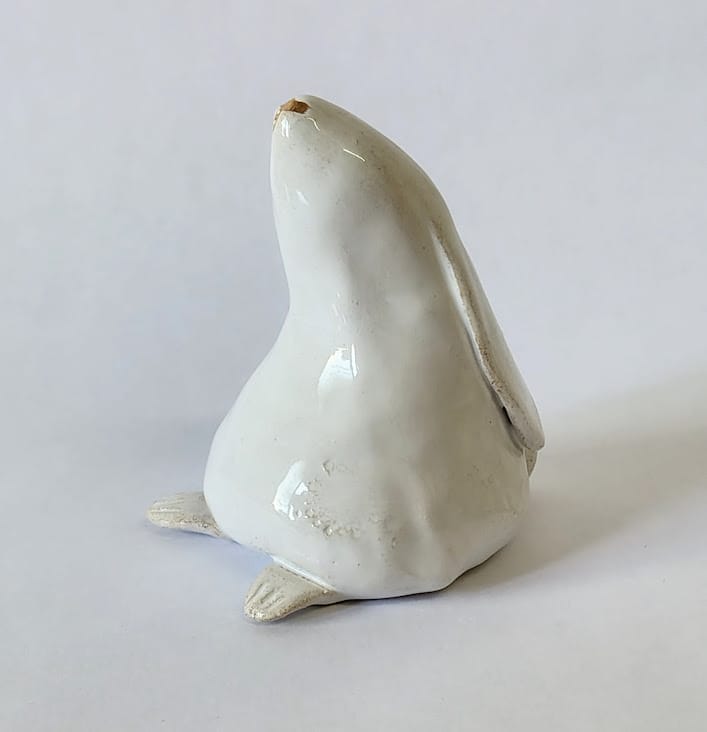 Figurka artystyczna „Złotonosy Zajączek” - obrazek 3